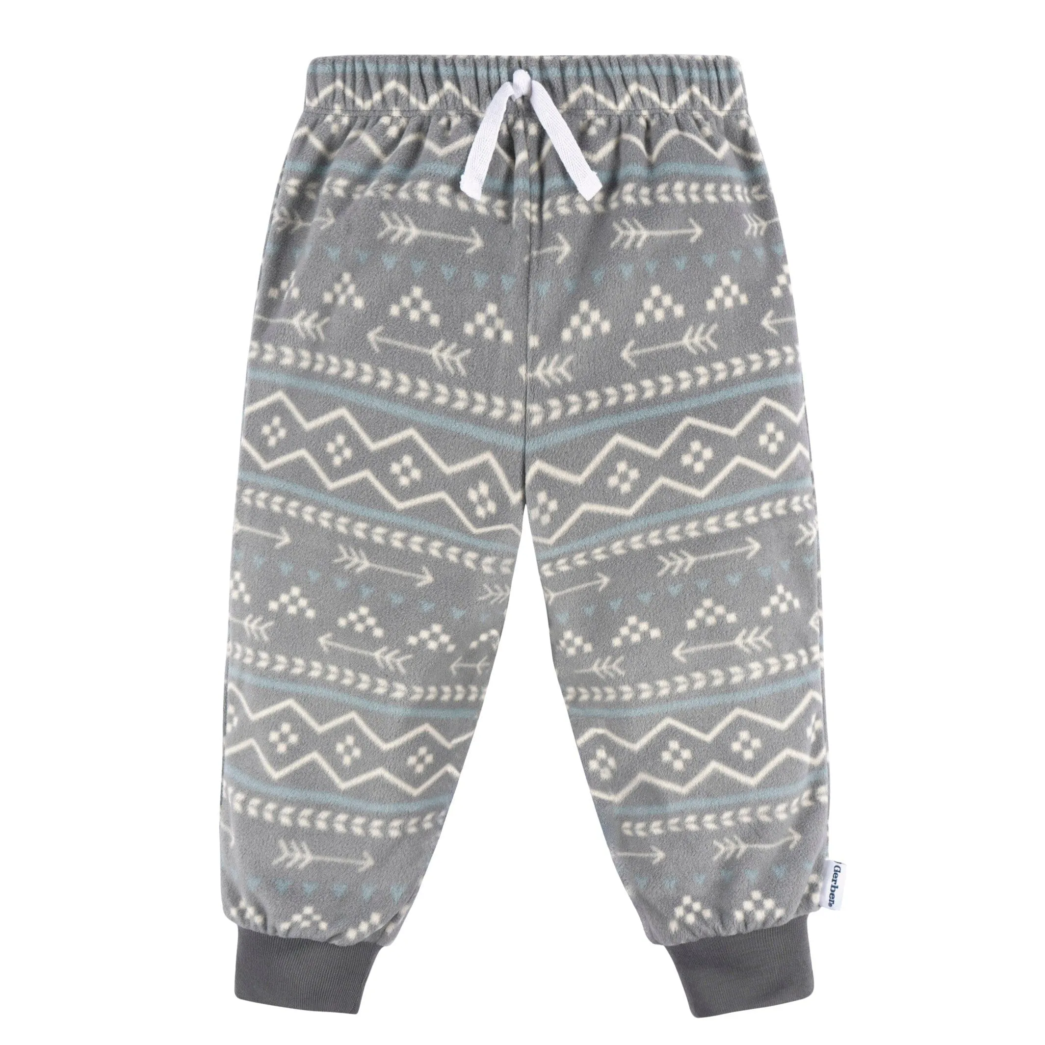 2-Piece Infant & Toddler Boys Fair Isle Fleece Pajamas