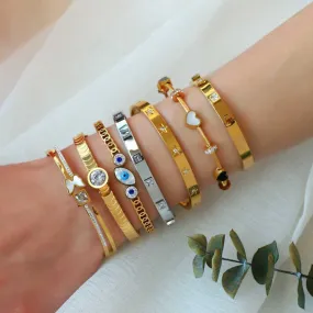 Chic and Elegant Stackable Bangle Bracelets