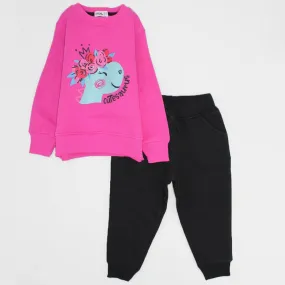 Cutesaurus Long-Sleeved Fleeced Pajama