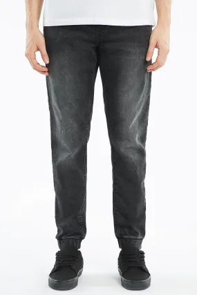 DNM Works Guys Black Denim Jagger Jogger