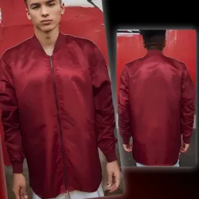 ^ELWOOD^ (WINE RED) NYLON SPRING ZIP UP JACKETS