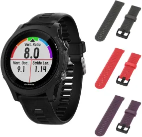 Garmin Forerunner 945 GPS Running Smartwatch (010-02063-00, Slate/Red/Purple)