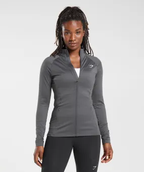 Gymshark Training Zip Up Jacket - Graphite Grey