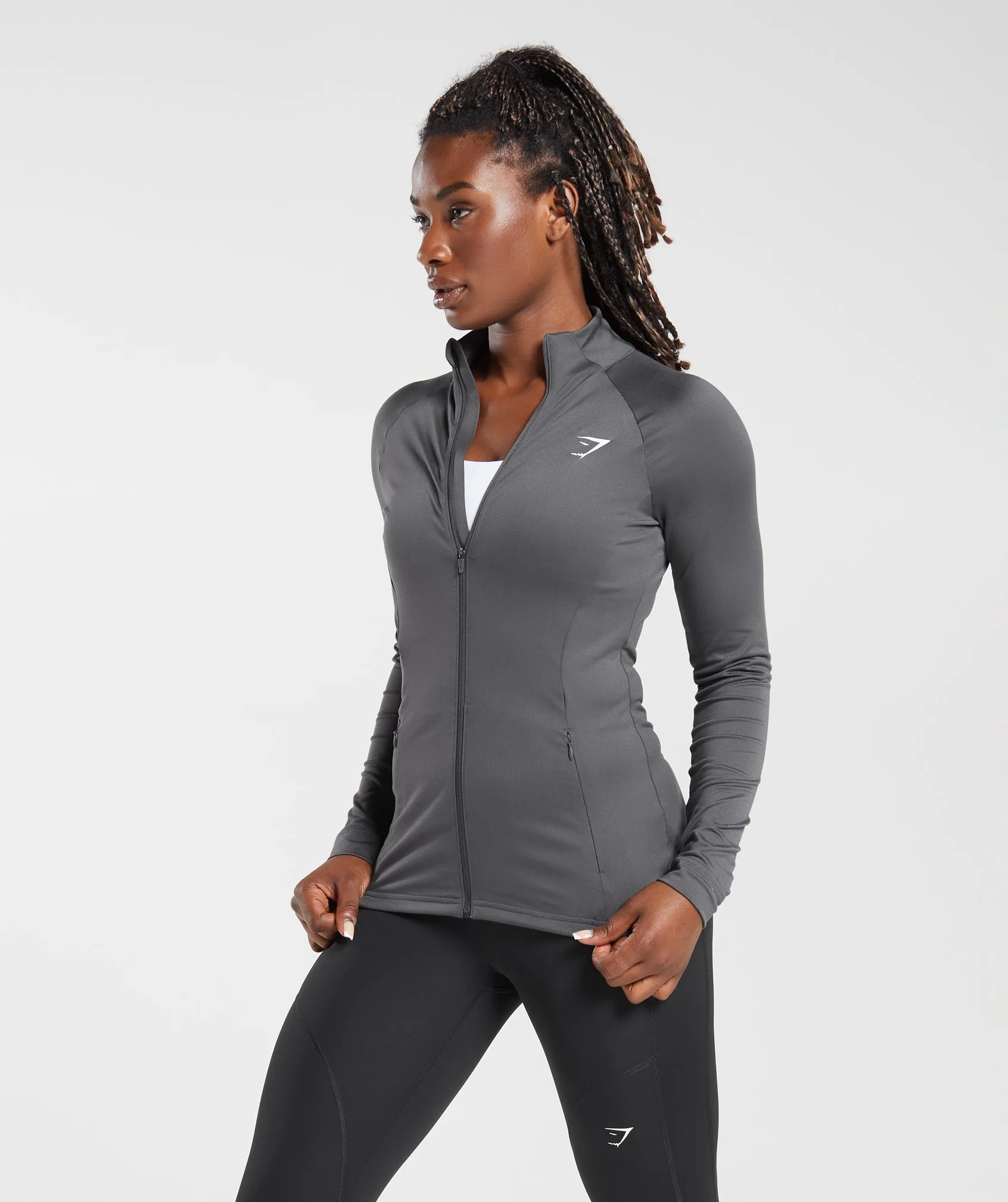 Gymshark Training Zip Up Jacket - Graphite Grey