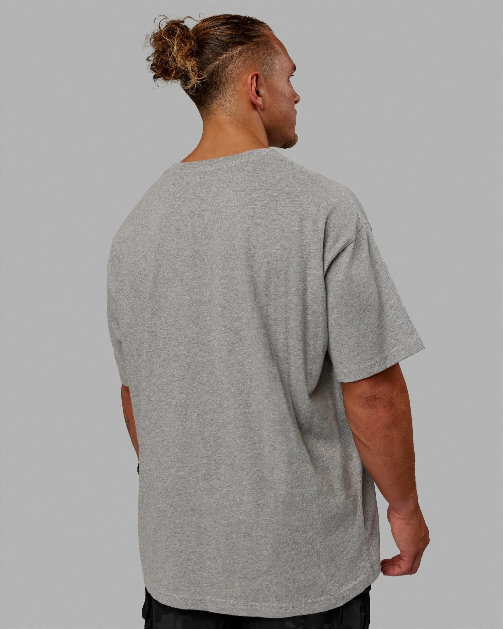 MVP Heavyweight Tee Oversize - Light Grey Marl