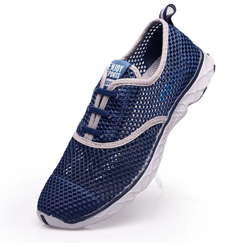 Socone Plus Size Men Summer Running Shoes Women Sneakers 2016 Mesh Breathable Sport Shoes Men Beach Water Shoes WomensTrainers