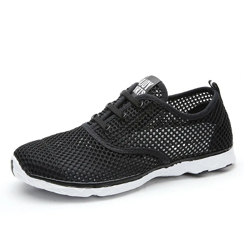 Socone Plus Size Men Summer Running Shoes Women Sneakers 2016 Mesh Breathable Sport Shoes Men Beach Water Shoes WomensTrainers