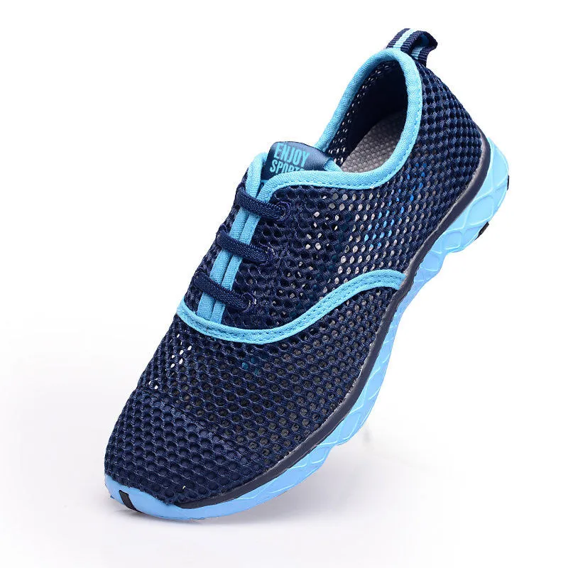 Socone Plus Size Men Summer Running Shoes Women Sneakers 2016 Mesh Breathable Sport Shoes Men Beach Water Shoes WomensTrainers