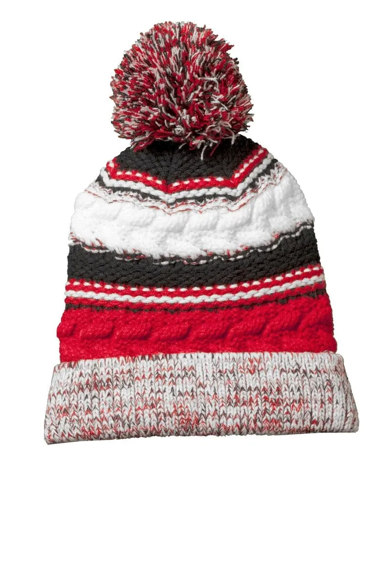 Sport-Tek STC21: Pom Pom Team Beanie