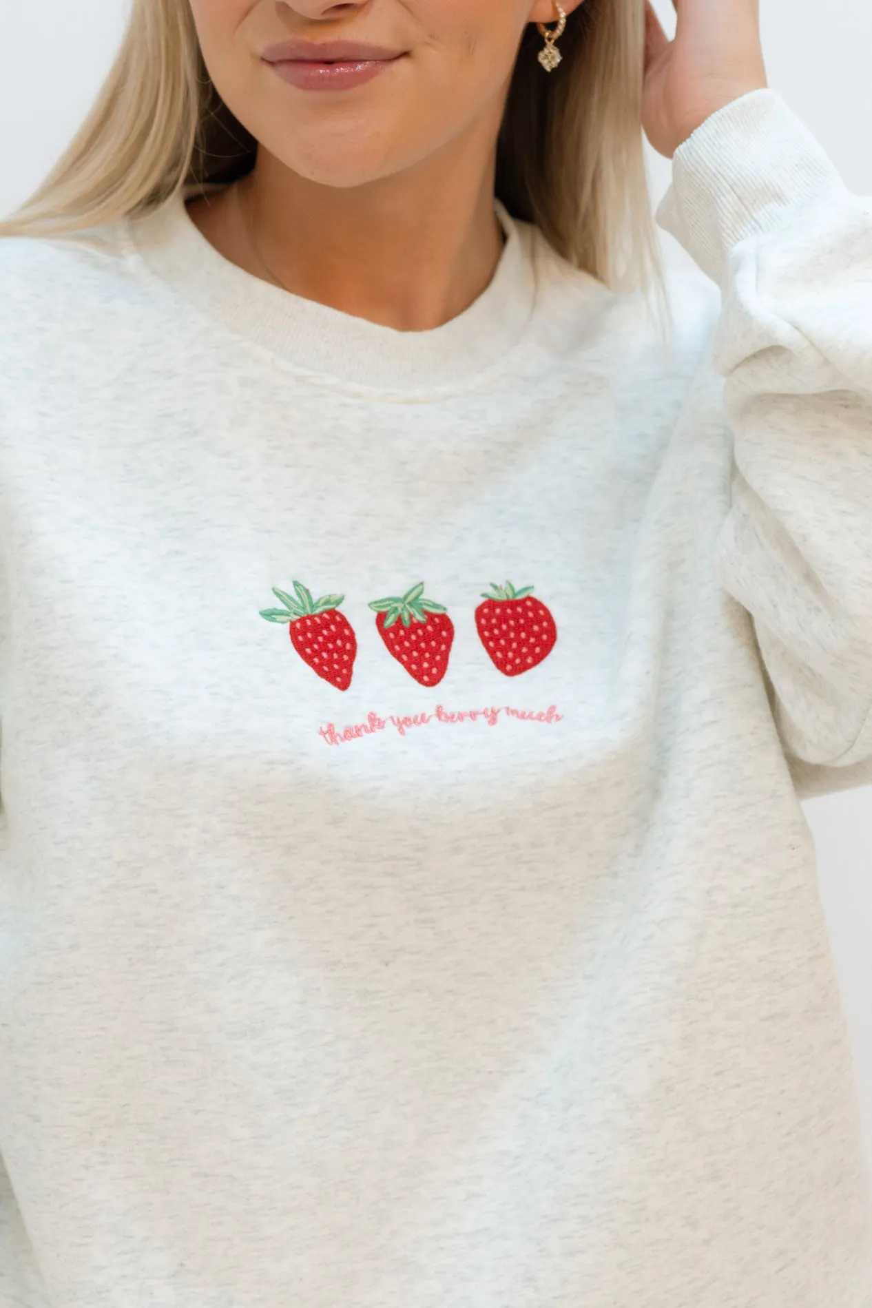 Thank you Strawberry Sweatshirt