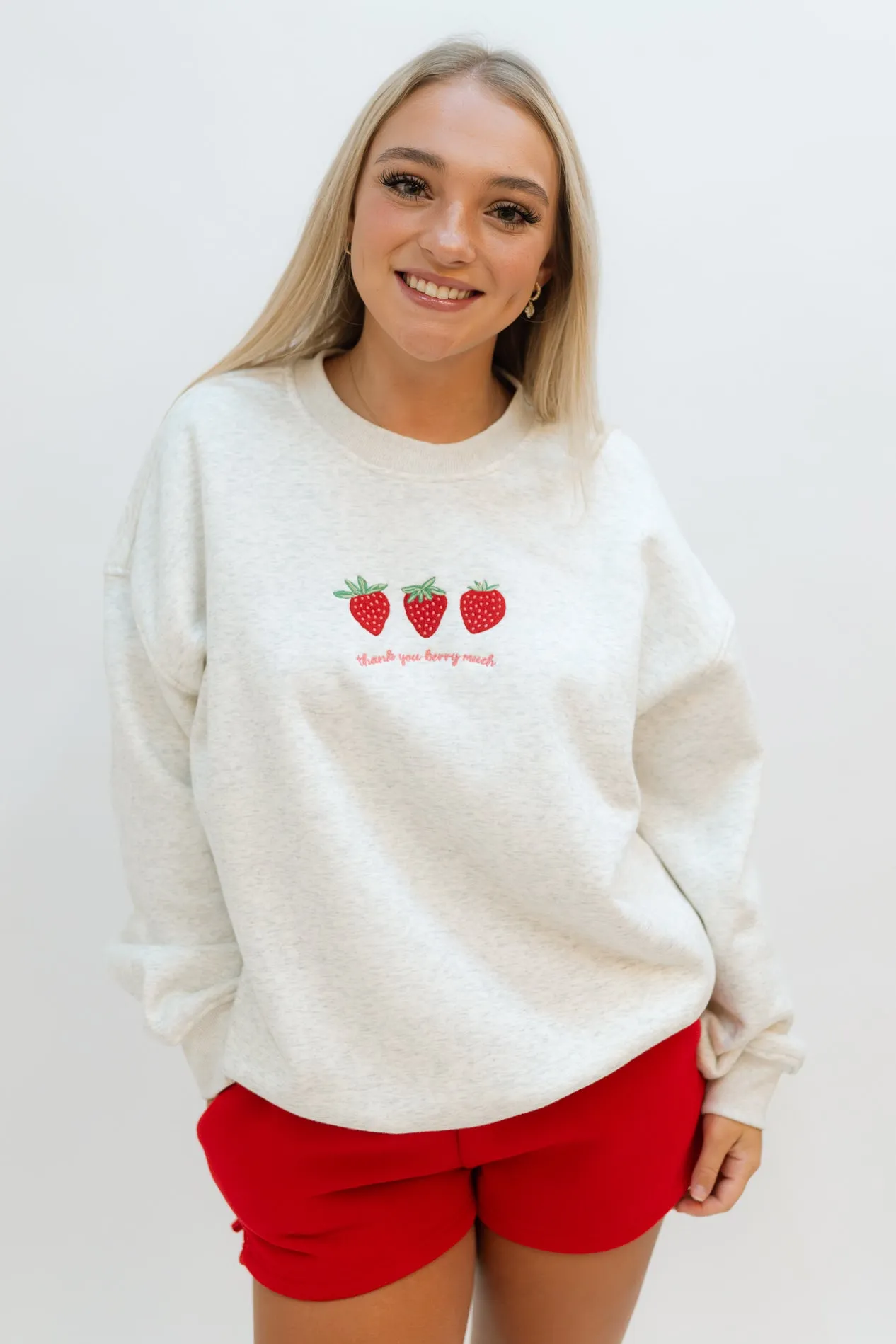 Thank you Strawberry Sweatshirt